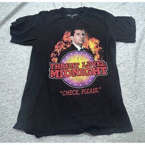 The Office Michael Scott T-Shirt men's Size Medium Short Sleeve Graphic Black